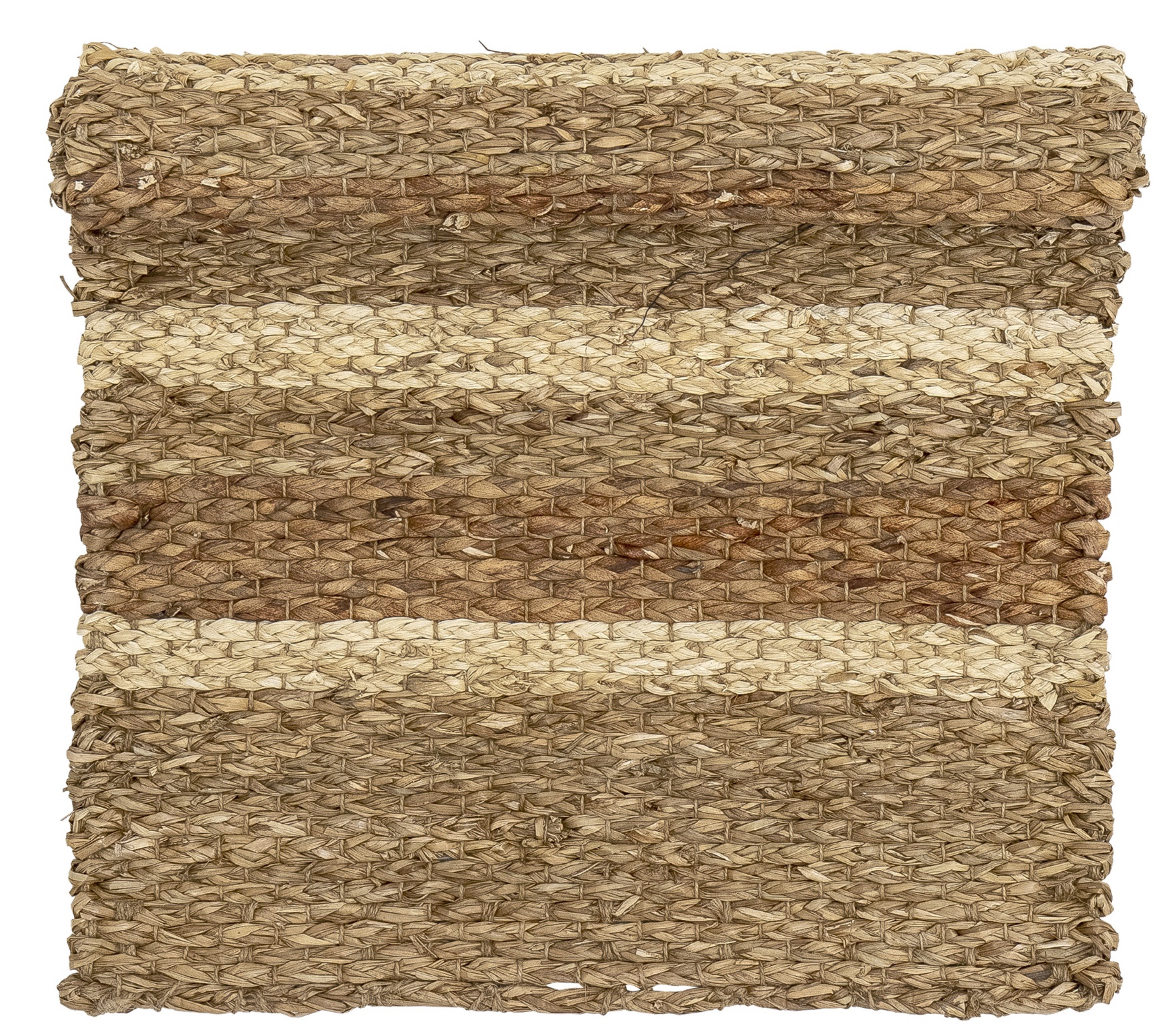 Dywan tkany z naturalnych materiałów 70x45 cm  – obraz-1