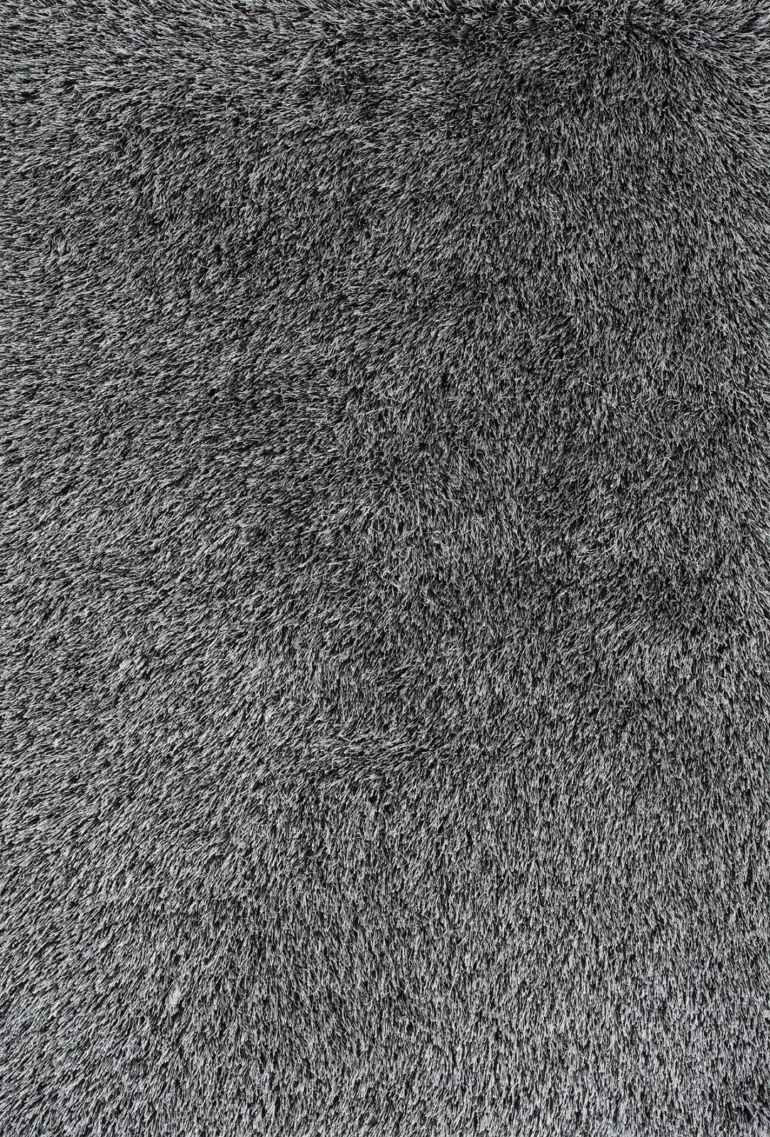 Dywan rudy shaggy biało-czarny 200x300 cm – obraz-1
