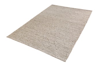 Dywan WOOL 160x240 cm srebrnoszary – grafika-1.