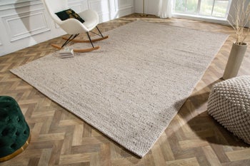 Dywan WOOL 350x240 cm srebrnoszary – grafika-1.