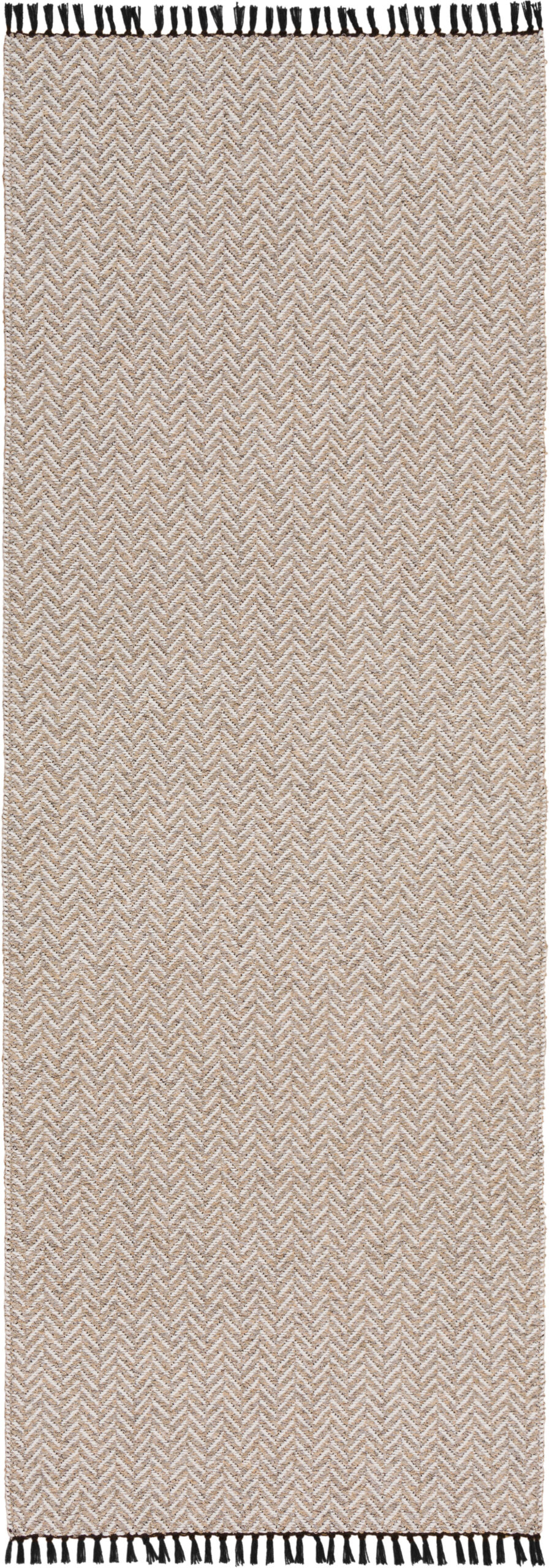 Dywan zewnętrzny Colette 150x150 cm beżowy – obraz-1