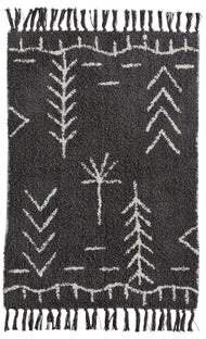 Szary dywanik łazienkowy z nowoczesnym stylem i trwałym materiałem – grafika-1.