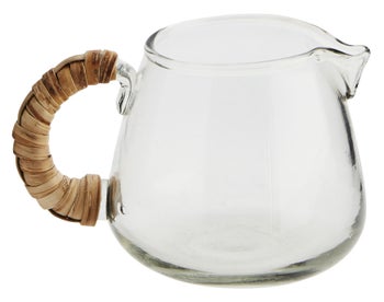 Dzbanek Bamboo Handle ∅13x9 cm transparentny – obraz-1