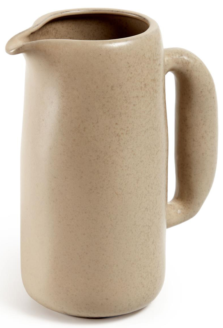 Dzbanek do napojów ceramiczny brązowy 2L – obraz-1