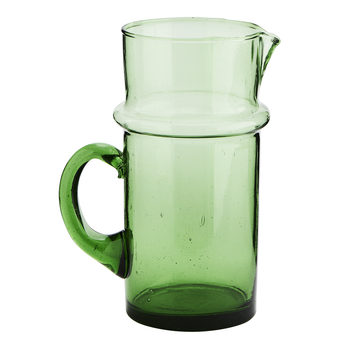 Dzbanek do napojów Party zielony szkło 1L – grafika-1.
