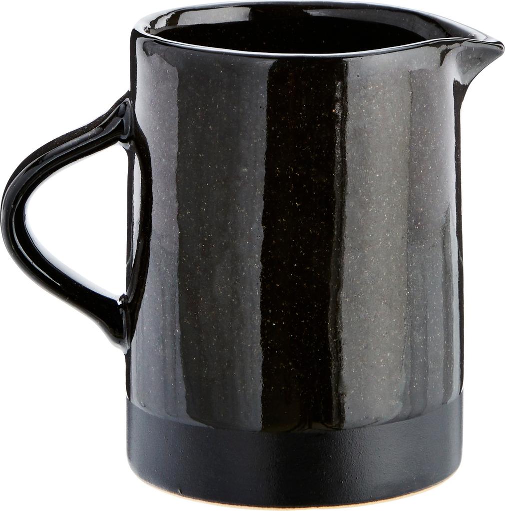 Dzbanek kamionkowy Ø9x12 cm czarny – obraz-1