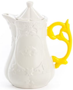 Dzbanek na herbatę I-Teapot biało-żółty – obraz-1