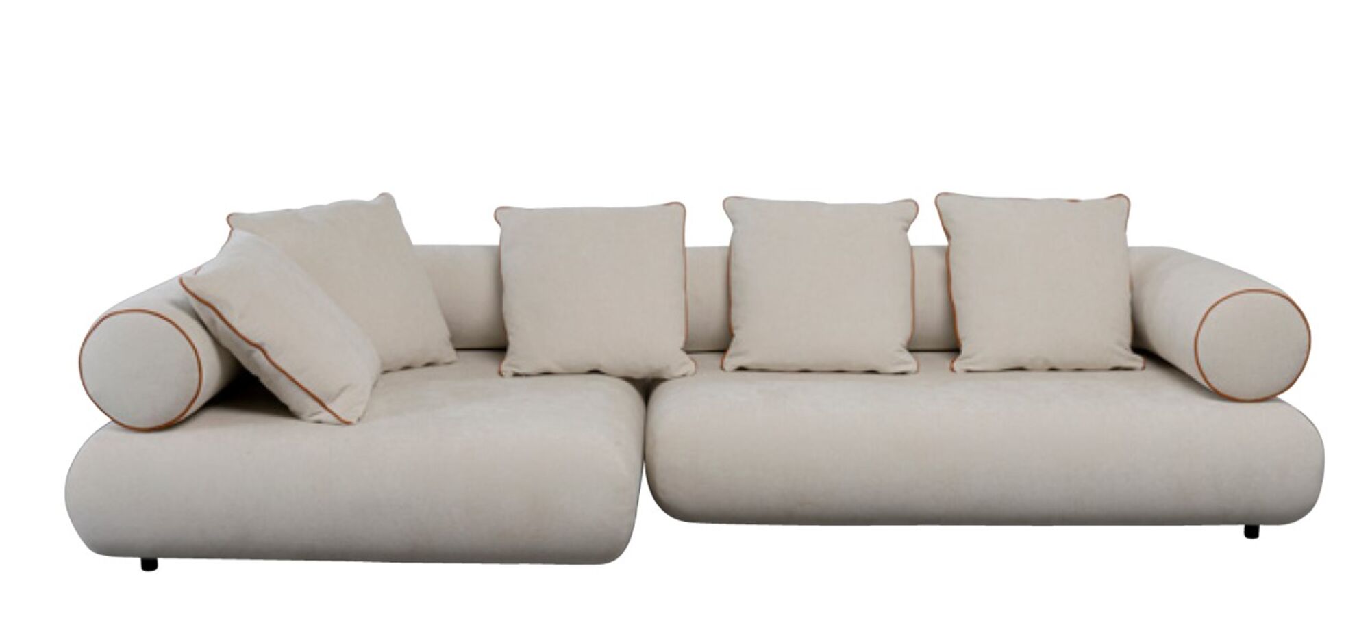 Sofá esq. Spleandido Izda. Crema 327cm – Imagen-1.