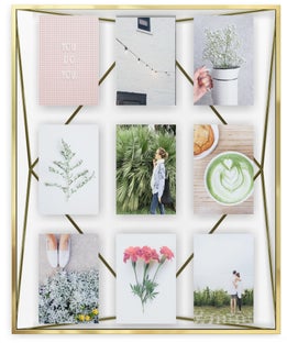 Ekspozytor na zdjęcia Prisma Gallery 56x46 cm mosiężny – obraz-1