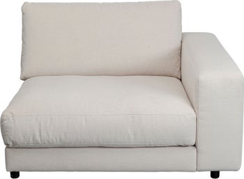 Palermo sohva elementti käsinojalla, oikea cream – kuva-1.