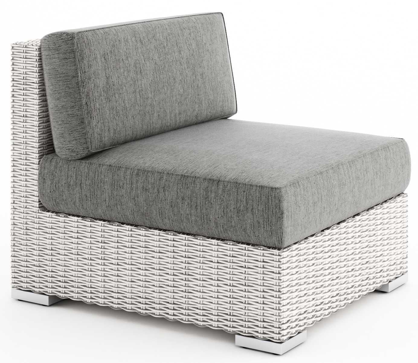Element środkowy Milano 72x66 cm biały – obraz-1