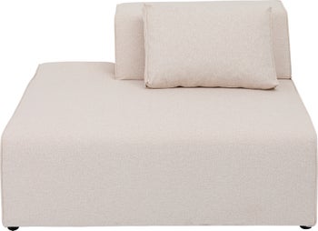 Infinity Ottoman Semi Elements - Creme Vänster – bild-1.
