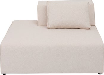Infinity Ottoman Semi Elements - Creme Vänster – bild-1.