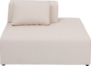 Infinity Ottoman Semi Elements - Creme Höger – bild-1.