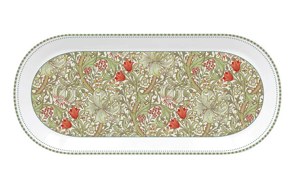 Елипсовидно плато за сервиране WILLIAM MORRIS – изображение-1