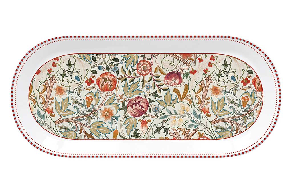 Елипсовидно плато за сервиране WILLIAM MORRIS – изображение-1