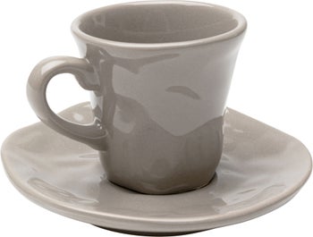 Filiżanka Espresso Organic Szara (2/part) – obraz-1