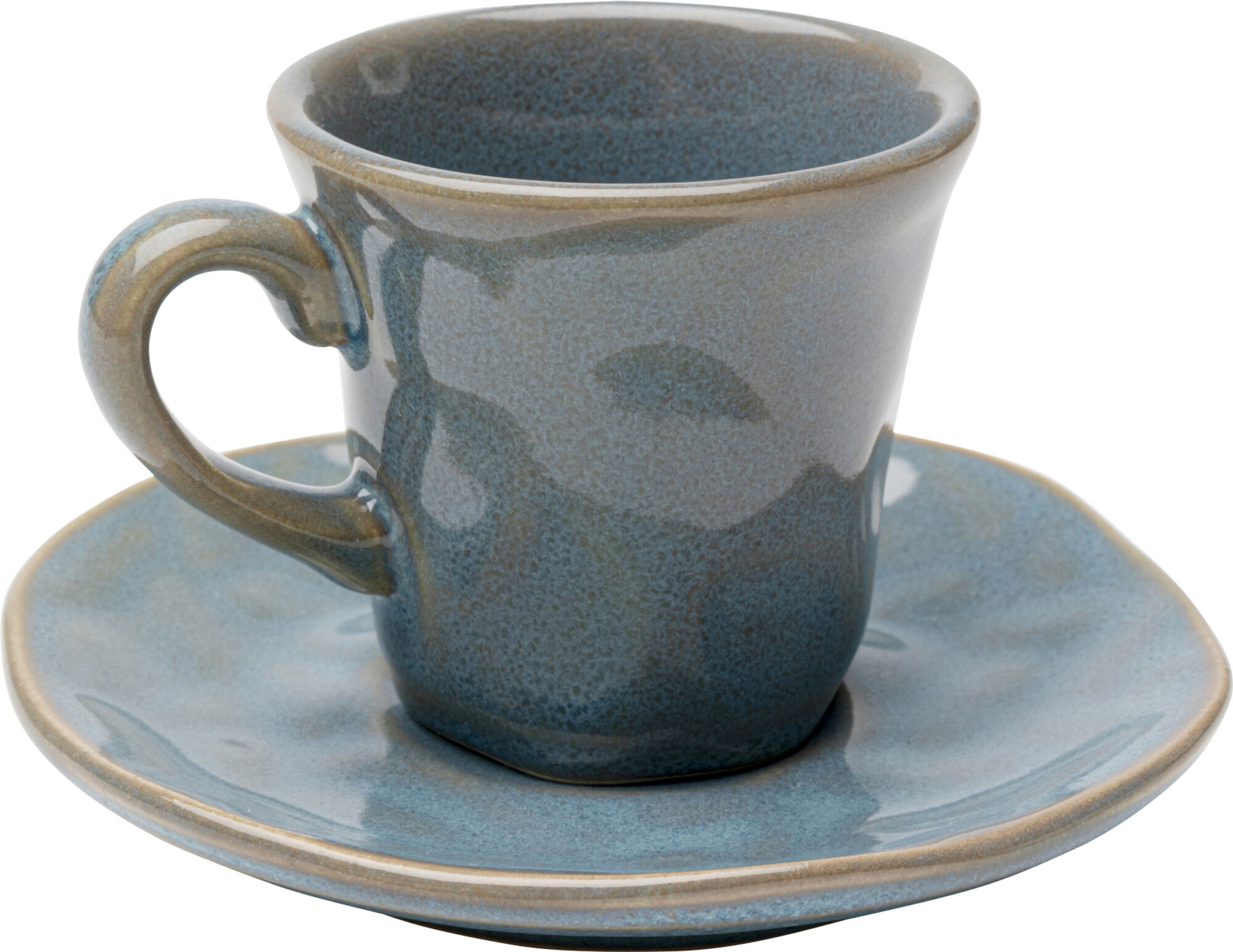 Espresso Cup Organic Turquise (2/part) – billede-1.