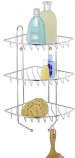 Етажерка за баня ъглова с 3 рафта – изображение-1