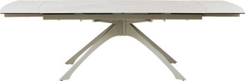 Mesa extensible Lana Greige 180(40+40)x90cm – Imagen-1.