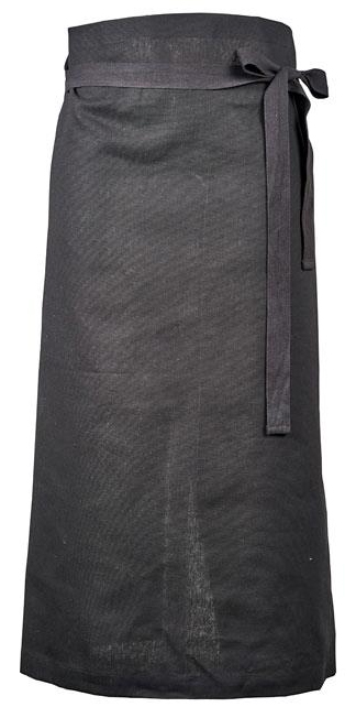 Fartuch kuchenny Soft 85x100 cm czarny – obraz-1