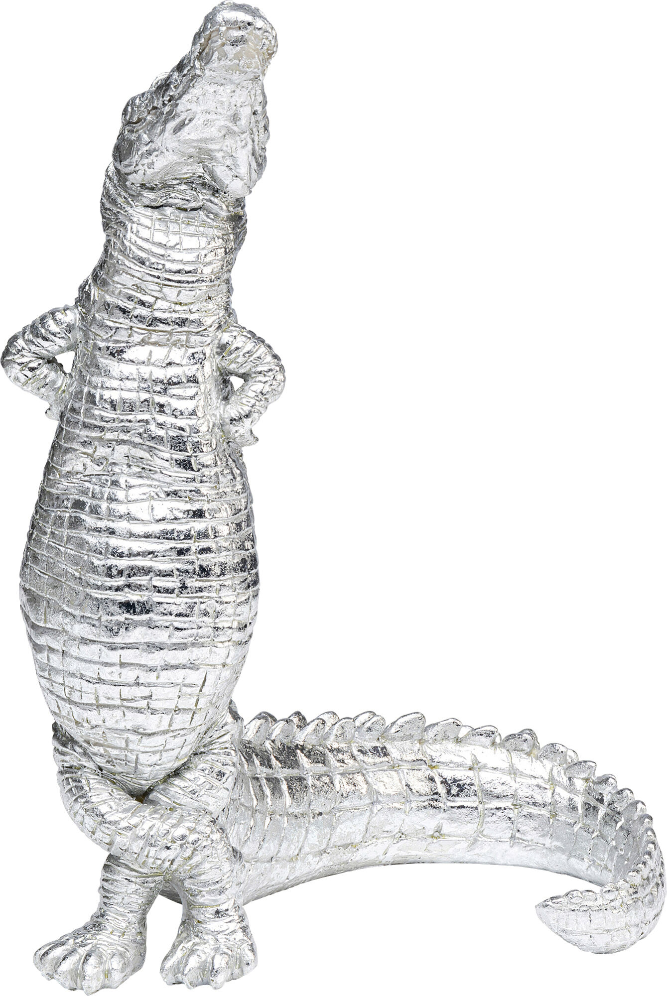 Деко фигура Alligator Silver 39cm – изображение-1.