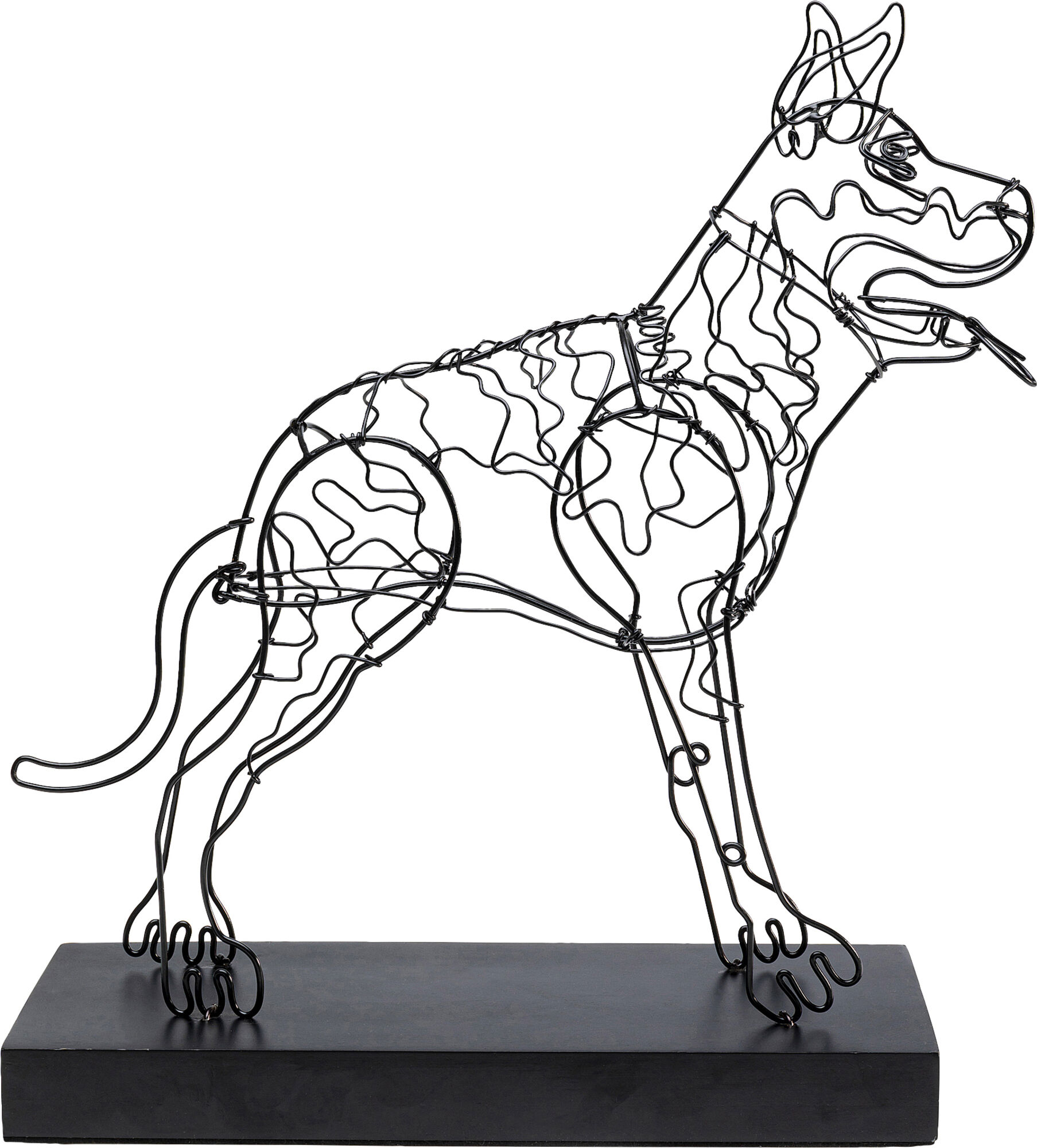 Objeto deco Wire Attack Dog 36cm – Imagen-1.