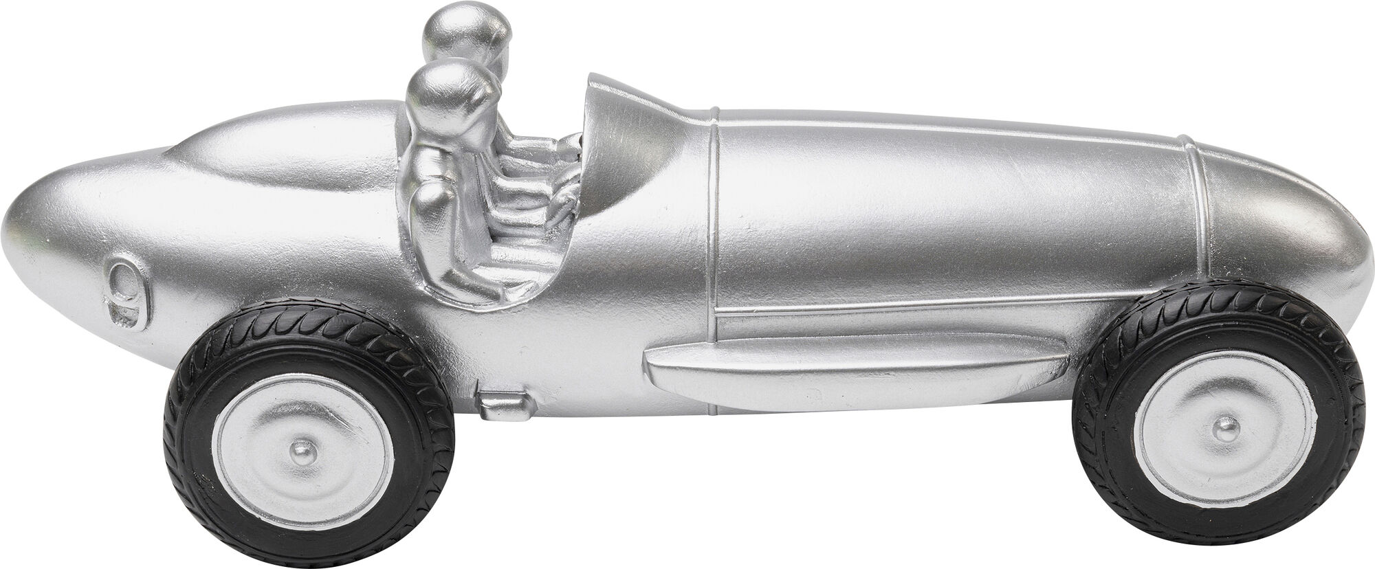 Деко обект Racing Car Silver 9cm – изображение-1.