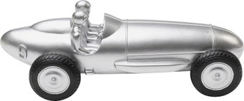Деко обект Racing Car Silver 9cm – изображение-1.