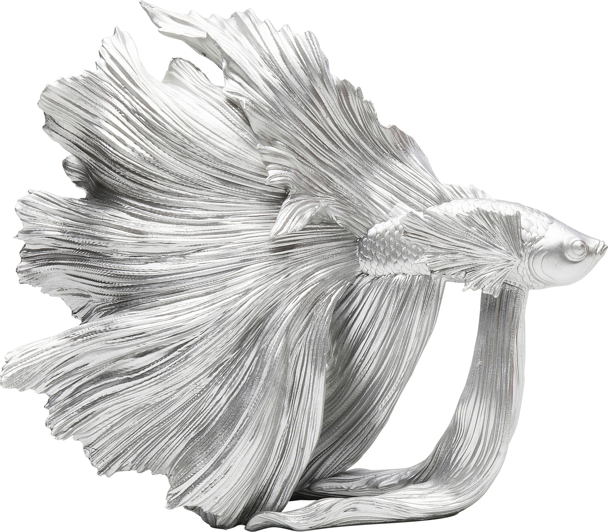 Objeto decorativo Betta Fish plata peq. – Imagen-1.