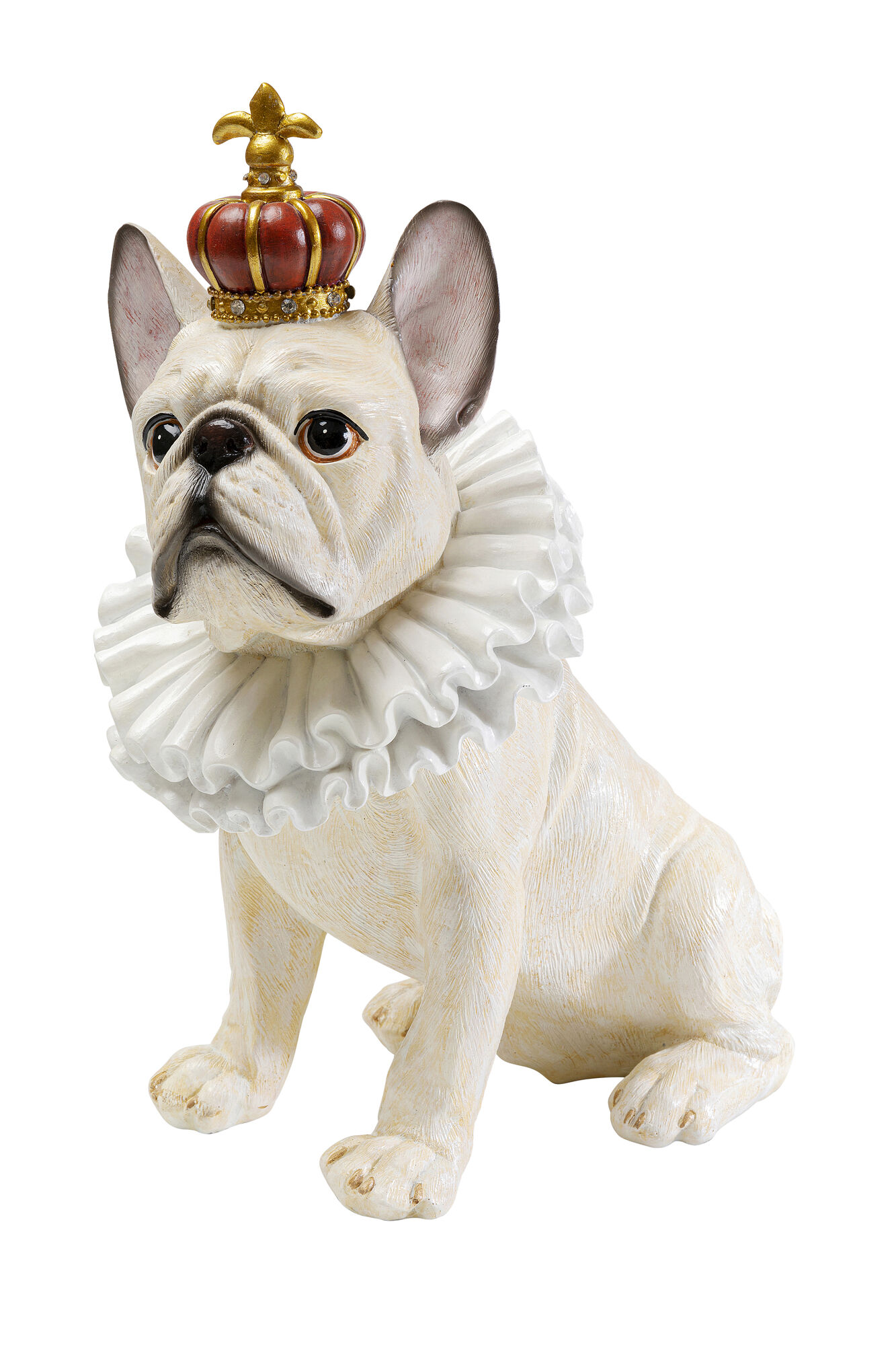Figura deco King Dog blanco 33cm – Imagen-1.