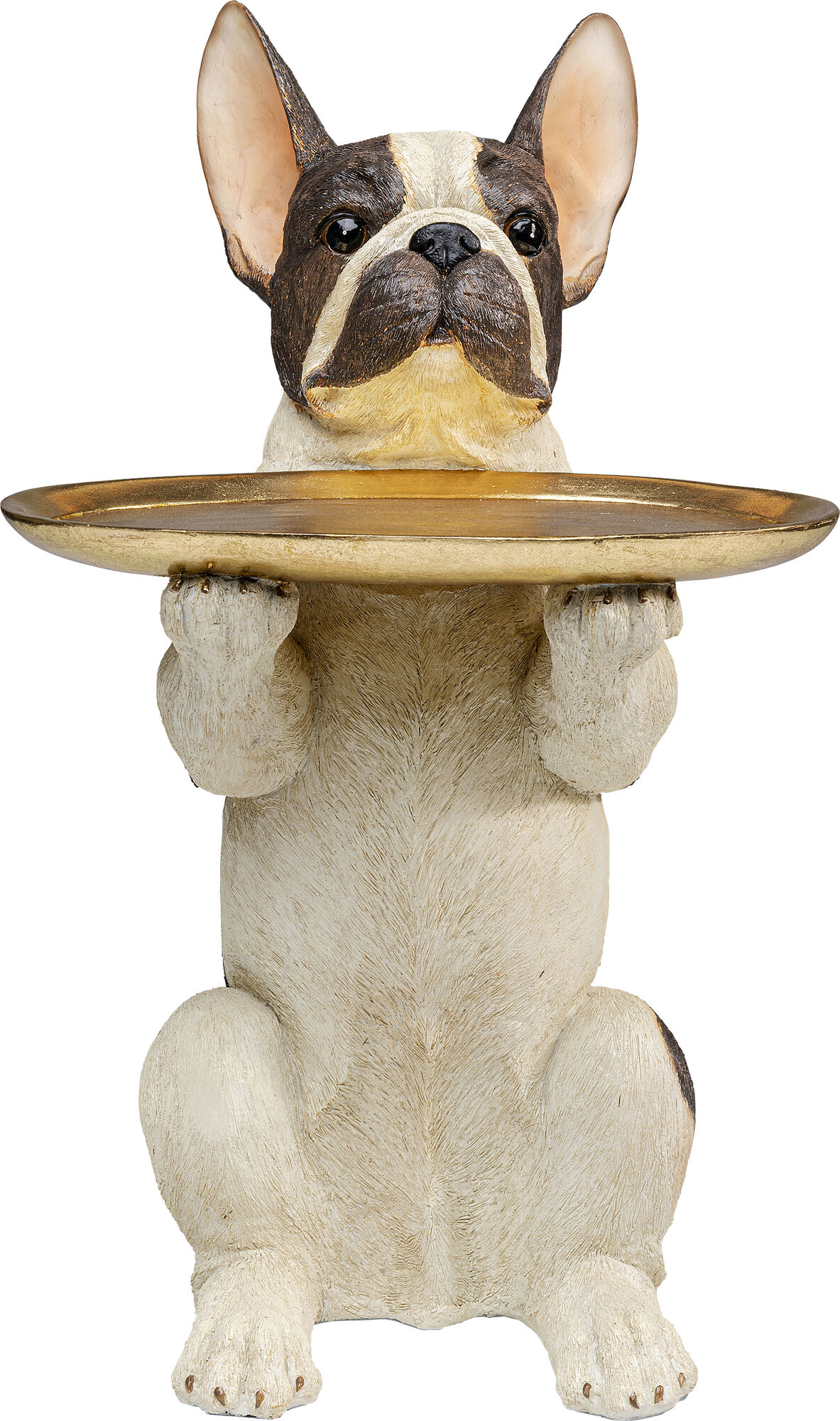 Skulptur Butler Bully - Hund Med Brett – bilde-1.