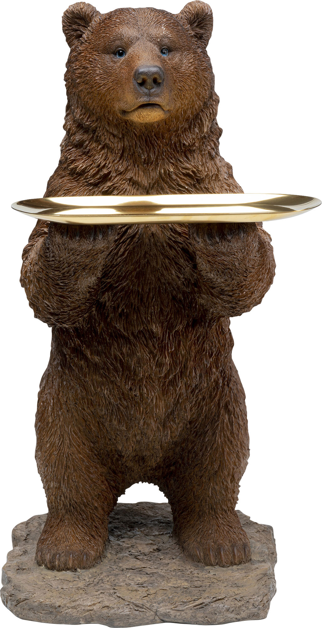 Kare Skulptur Butler Bear - Bjørn med Brett 62cm – bilde-1.