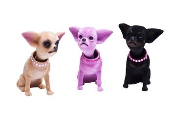 Figurka dekoracyjna Chihuahua 18x13 cm różne kolory – obraz-1