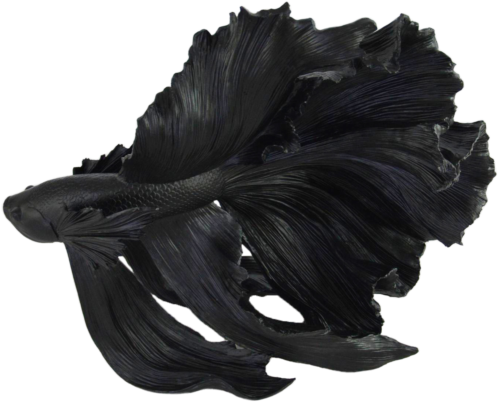 Figurka dekoracyjna czarna ryba bojownik w nowoczesnym stylu – grafika-1.