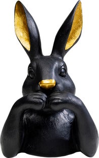 Figura deco Sweet Rabbit negro 23cm – Imagen-1.