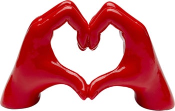 Objeto deco Heart Hands Rojo 12cm – Imagen-1.