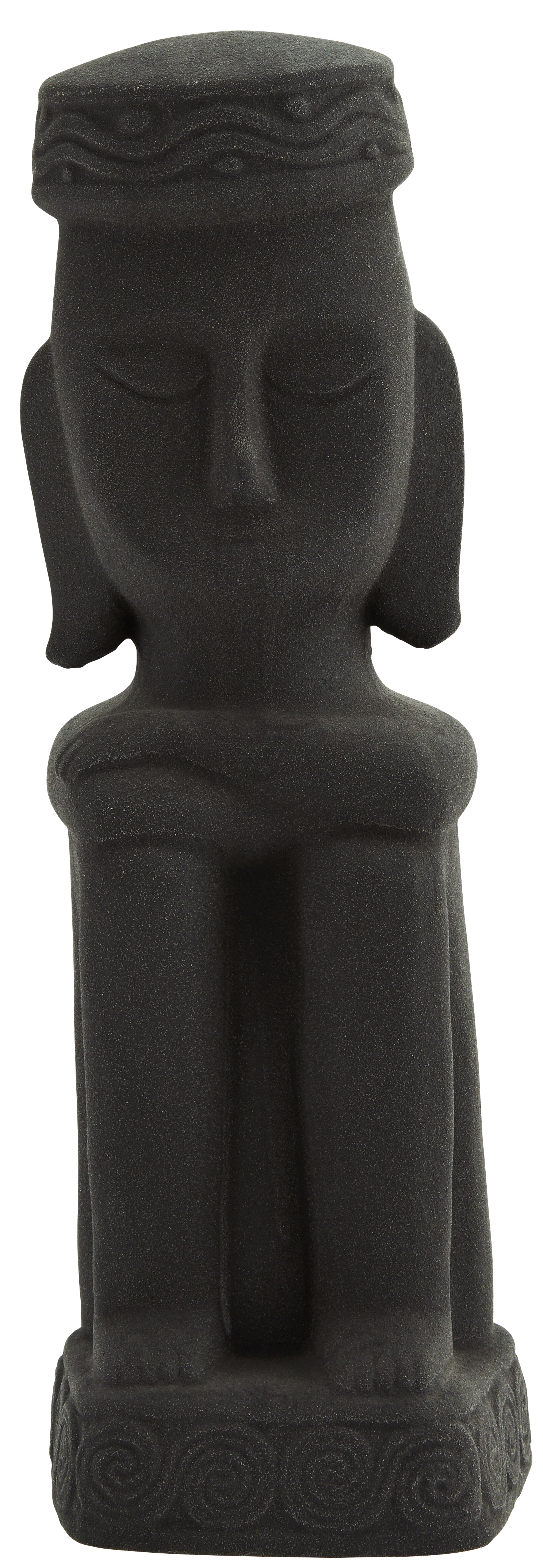 Figurka dekoracyjna Dan 13x39 cm czarna – obraz-1