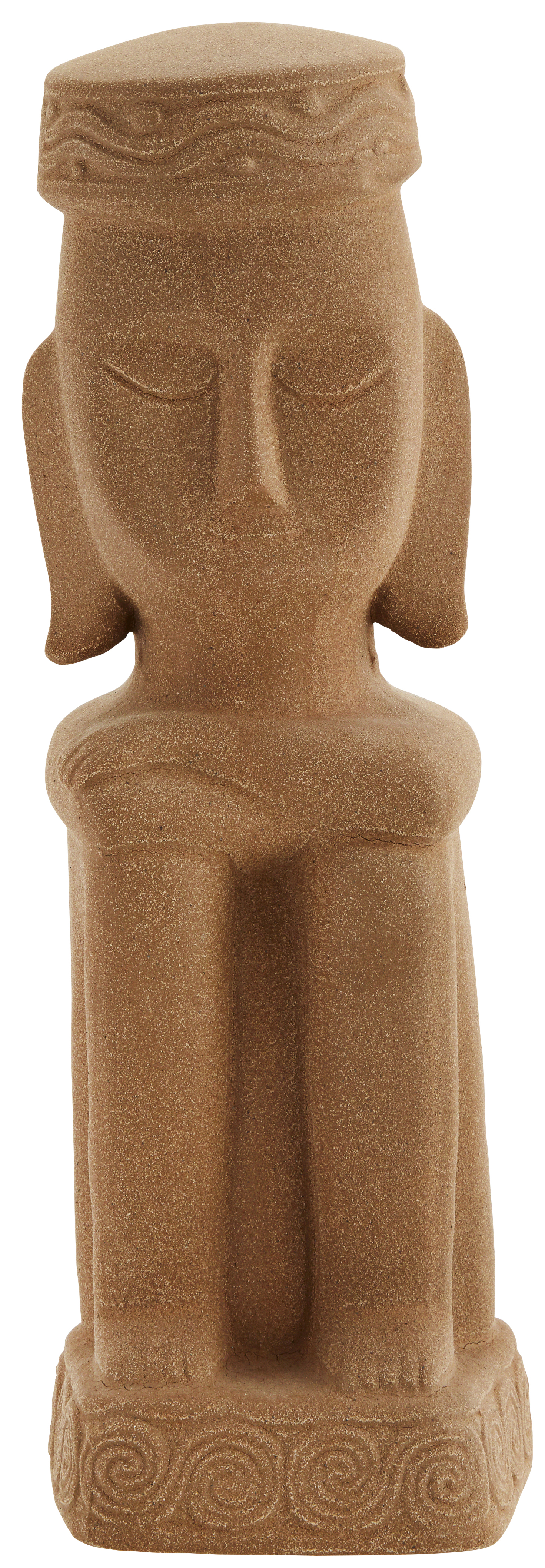 Figurka dekoracyjna Dan 13x39 cm rdzawa – obraz-1