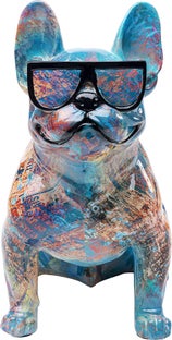 Figurka dekoracyjna pies kolorowa 30x37 cm  – obraz-1