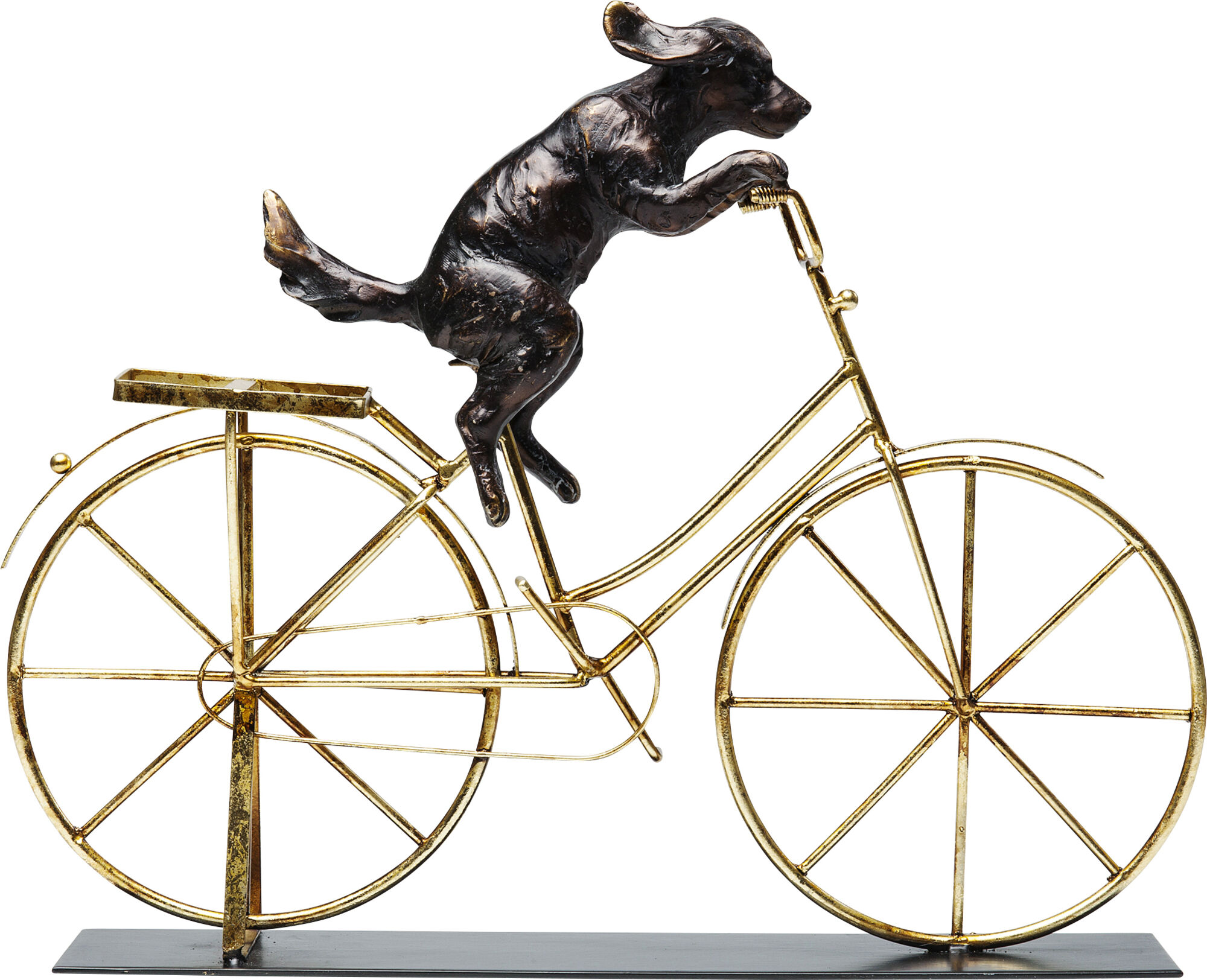 Objeto deco Dog With Bicycle – Imagen-1.