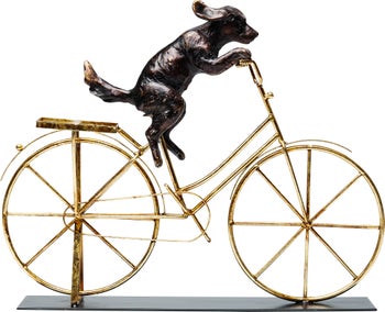 Dekoracija Dog With Bicycle – paveikslėlis-1.