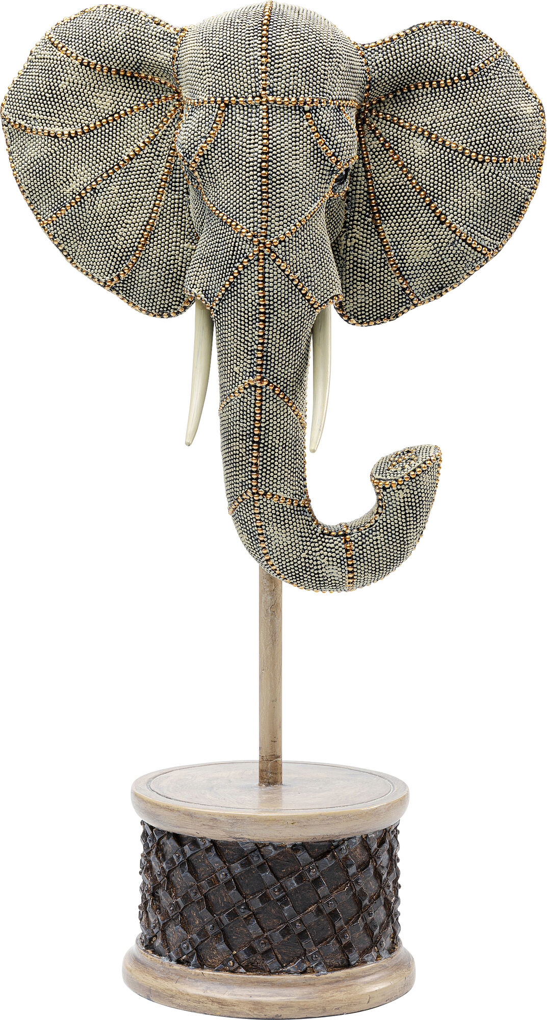 Dekor Elephant Head - Skulptur på Fot, 49 cm – bild-1.