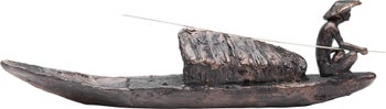 DECO OBJECT FISHERMAN BOAT – immagine-1.