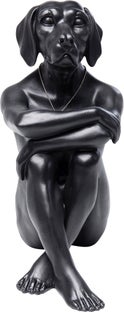Figurina Decorativa Gangster Dog Negru – imagine-1.