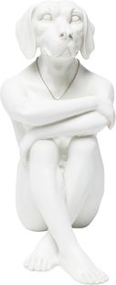Deco Figurine Dog Marc White – billede-1.