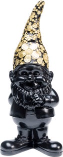 Dekoratyvinė skulptūrėlė Gnome Standing Black Gold 46cm – paveikslėlis-1.