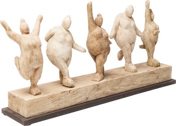 Figurka dekoracyjna Group Fitness Girls 72x31 cm drewniana – grafika-1.