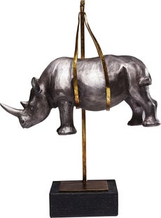 Dekoratyvinė skulptūrėlė Hanging Rhino – paveikslėlis-1.