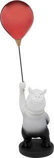 Figurka dekoracyjna hipopotam i balon 69 cm – obraz-1